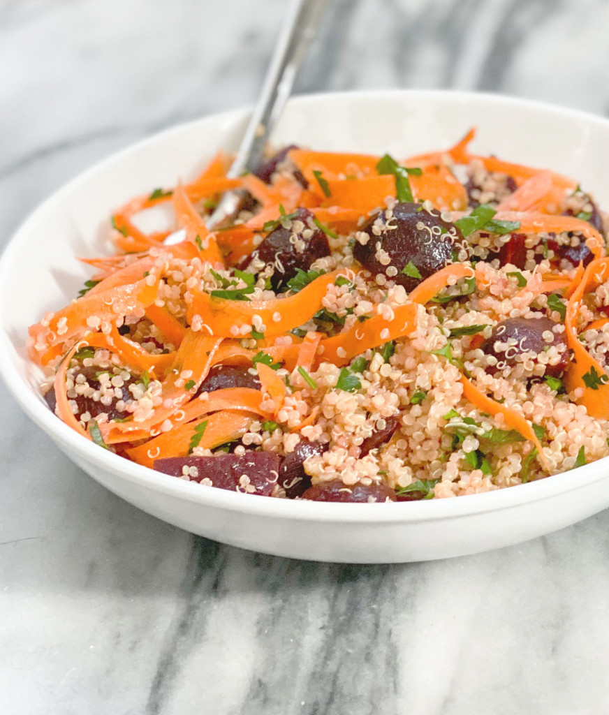 Beet Quinoa And Carrot Salad - Healing And Eating